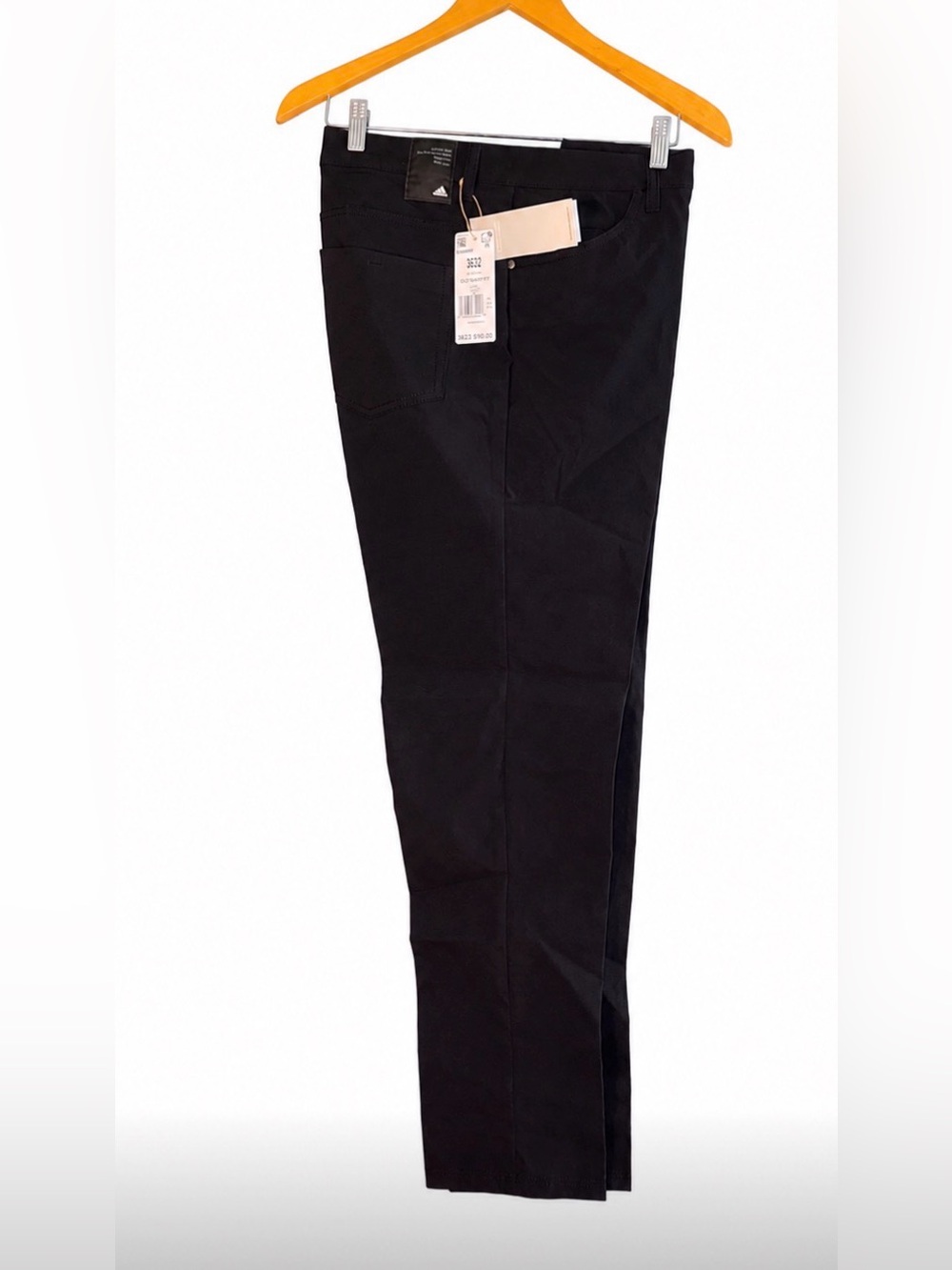Adidas Golf Go-To 5 Pocket Pants Men’s 36x32 Black Tapered Fit NWT